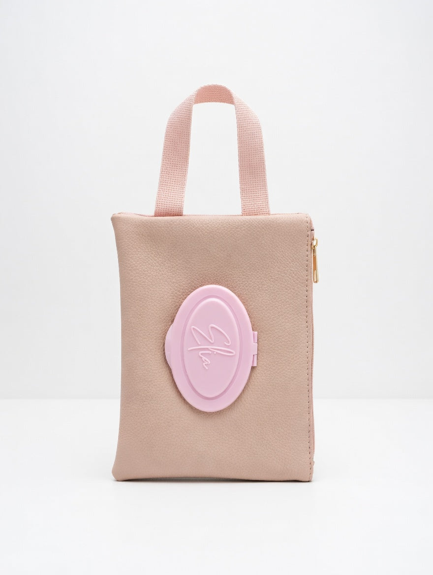 Pembe Deri Bebek Bakım Çantası