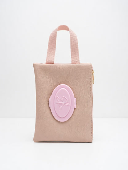 Pembe Deri Bebek Bakım Çantası