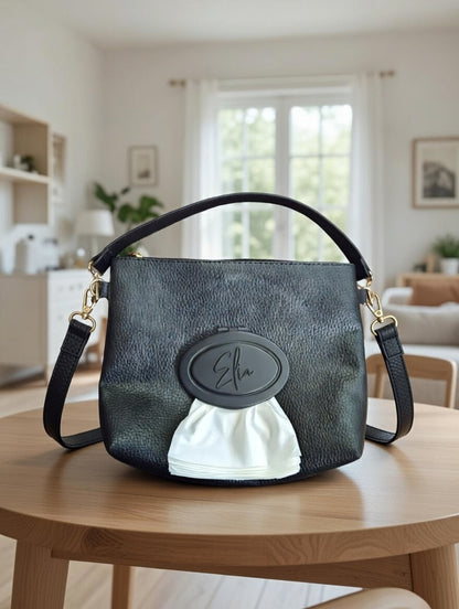 Yenilenebilir Islak mendil kapaklı bebek bakım çantası