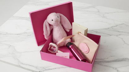 By Elia Deluxe Baby Box- İsme özel Tavşan Uyku Arkadaşı ile