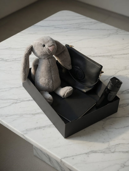 By Elia Deluxe Baby Box- İsme özel Tavşan Uyku Arkadaşı ile